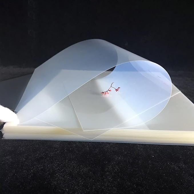 13 x 18 Inch Waterproof Inkjet Transparency Film for Silk Screen Printing (100 sheets)