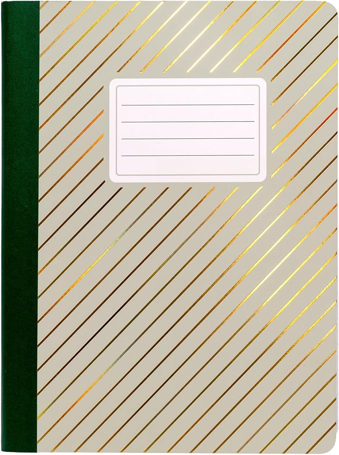 Pukka Pad Haze B5 Composition Books – Pack of 3 Notebooks with 140 Pages, 70 Sheets of College Ruled 80GSM Paper with Margin for School Notes, Office Organisation, or Home Memos – 9.75 x 7.5in