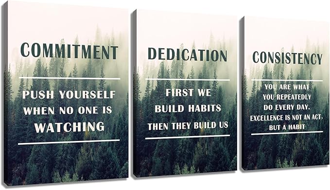 Motivational Poster Wall Art Office Decor Inspirational Entrepreneur Quotes Print on Canvas Picture Painting Artwork for Modern Home Living Room Workplace Wall Decoration Ready to Hang [60''Wx28''H]
