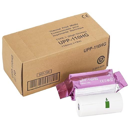 Ultrasound Paper Thermal Print Media upp 110hg high Gloss Film