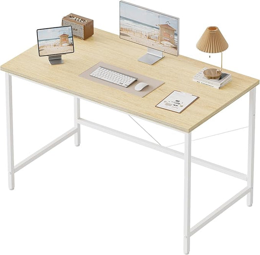 Mericonia 32 inch Computer Desk, 0.6" Thick Modern Simple Study Writing Table, Office Desk for Home Bedroom Office
