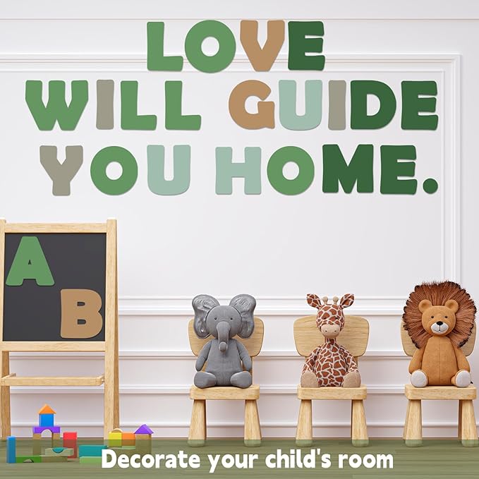 150 PCS Large 7" Bulletin Board Letters Set, Sage Green Eucalyptus Classroom Alphabet Cutout Letter for Bulletin Board Display Home School, A Great Helper to Inspire Students' Learning Interest