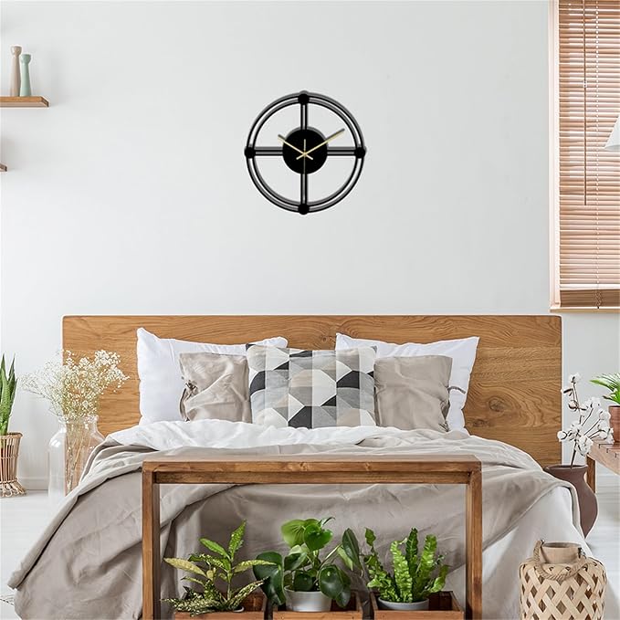 Wall Clock Accurate Timekeeping Wall Clock Not Ticking Battery Operated Wall Clock Minimalistic Wall Clock for Kitchen Offices Clock (Jscc011 A)