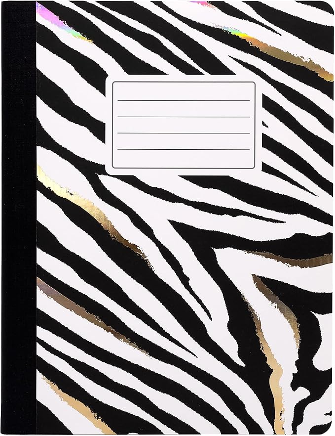 Pukka Pad, Composition Notebooks - 3 Pack of Journals Featuring 140 Pages of College Ruled 80GSM Paper with Sturdy Cover Stock - 9.75 x 7.5in - Wild
