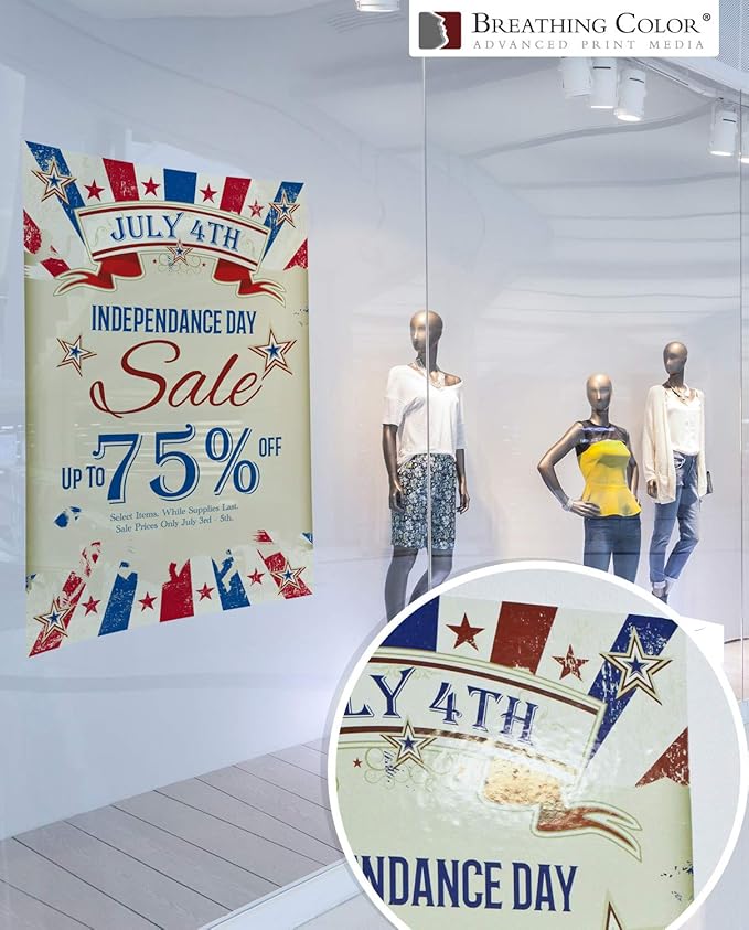 Photo Peel Glossy Printable Adhesive Vinyl Roll 17 inches x 60 feet Inkjet Peel and Stick Sticker Paper Works with All Inkjet Printers Including Professional Makes and Models