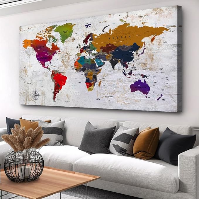 ZEYDRT Canvas Wall Art 36"x71" Wall Art for Office Living Room Home Decorations artwork Canvas Art Wall Decor Wall Decoration Vintage Office for Home Bedroom Decoration