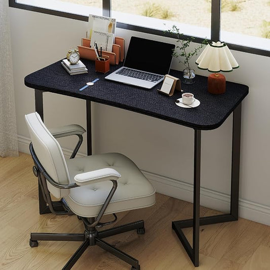Computer Desk 40 Inch Small Table for Office,Modern Simple Style Writing Study Work Gaming Table for Home Office (Black)