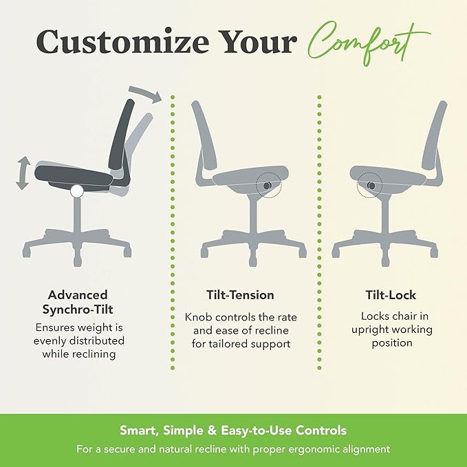 HON Nucleus Task Chair, Spectrum Mesh, Advanced Synchro-Tilt Control, Office Chair with Lumbar Support, Height and Width Adjustable Arms, Black Frame, Bullseye