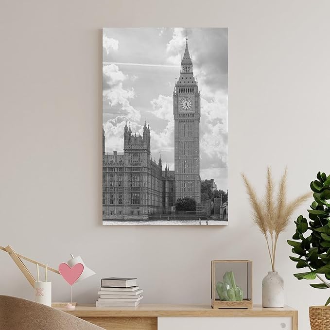 Room Decoration Poster Canvas Painting Architectural Art Office Home Wall Decoration Unframe-style-1 20x30inch(50x75cm)