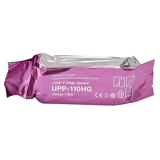 Ultrasound Paper Thermal Print Media upp 110hg high Gloss Film