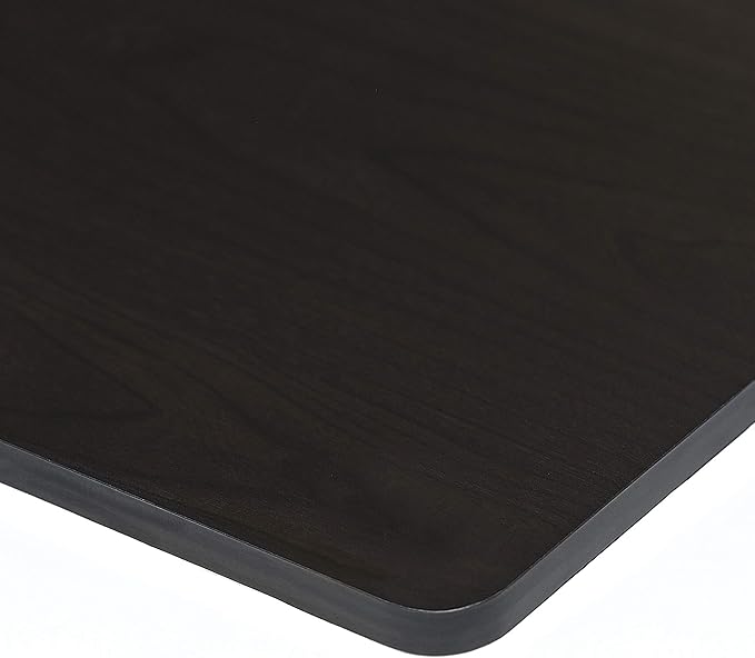 Furinno Simplistic Small Desk, 31.3" Wide Computer Desk, Office Desk with Roundedecorners, Writing Desk, for Home Office, Black Espresso