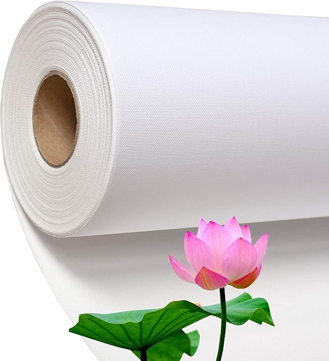 Inkjet Matte Art Canvas Roll 36"x40ft. Roll and Professional Digital Inkjet Waterproof Printing 100% Polyester Art Canvas