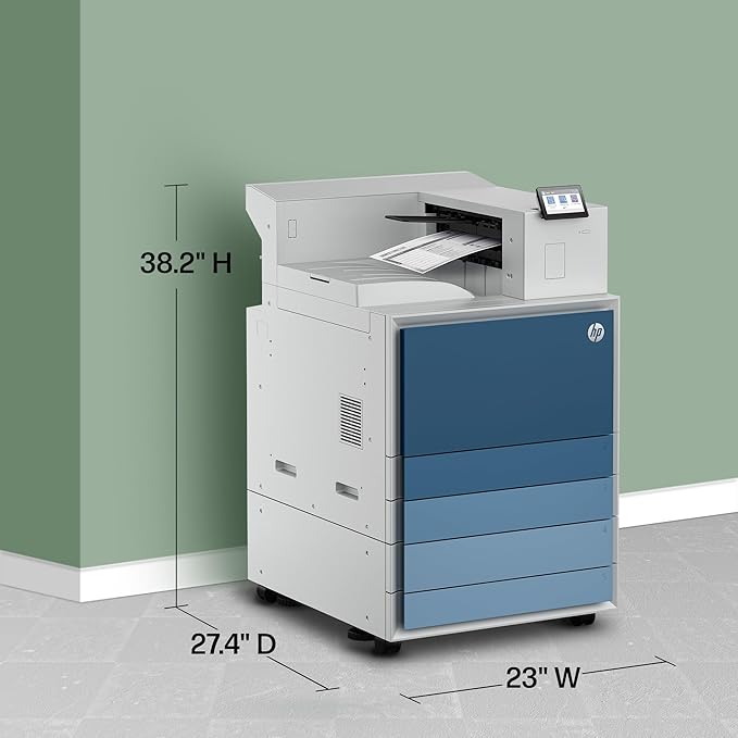 HP Laserjet Enterprise 8501x Monochrome Printer, Scanner, Copier, Duplex, Best for Office, AJ7J3A