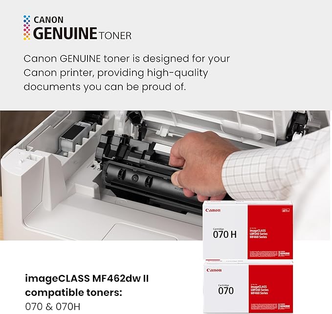 Canon imageCLASS MF462dw II - Wireless Black & White Laser Printer with Print, Copy, Scan, Fax, 3 Year Limited Warranty, 37 PPM