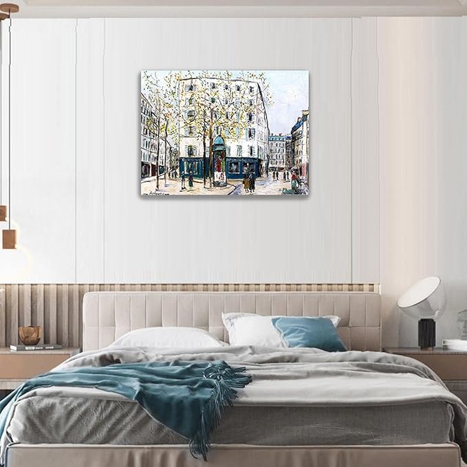 RKGHDCX Canvas Print Wall Art Famous Painting Reproduction. 'Office' artwork Posters and Prints. Canvas Wall Art Landscape Pictures for home decor90x115cm(35x45in) Frameless