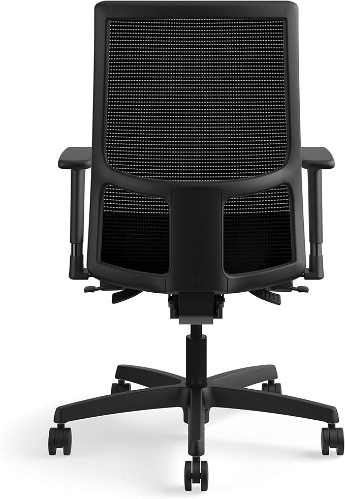HON Ignition Series High-Back Work Chair - Mesh Computer Chair for Office Desk, Black (HONIW103CU10), Black CU10