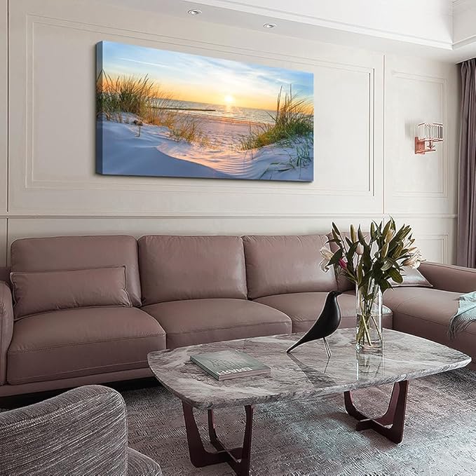 Lapremoly Wall Decorations - Canvas Wall Art for Living Room, Bedroom & Office - Modern Wall Decor - Ocean View Seascape Prints & Paintings - Framed Mural Artwork for Home Decor