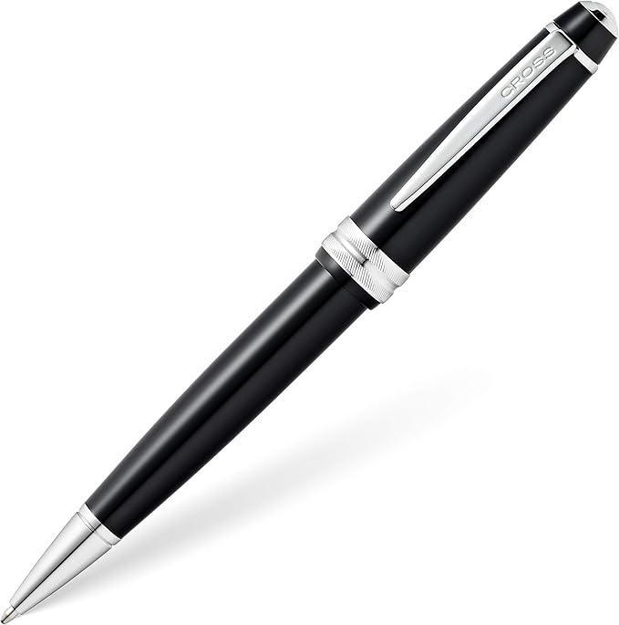 Cross Bailey Light Polished Resin Refillable Ballpoint Pen, Medium Ballpen, Includes Premium Gift Box - Black