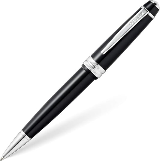 Cross Bailey Light Polished Resin Refillable Ballpoint Pen, Medium Ballpen, Includes Premium Gift Box - Black