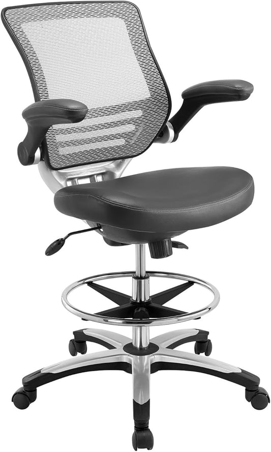 Modway Adjustable Edge Drafting Chair, Gray (EEI-211-GRY)…