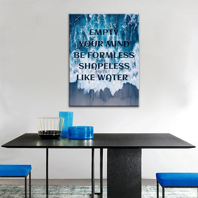 Motivational Quotes Canvas Wall Art Inspirational Positive Entrepreneur Quote Poster Print Office Wall Decor for Home Bedroom Workpace Decor Artwork Stretched and Framed [18''Wx24''H]