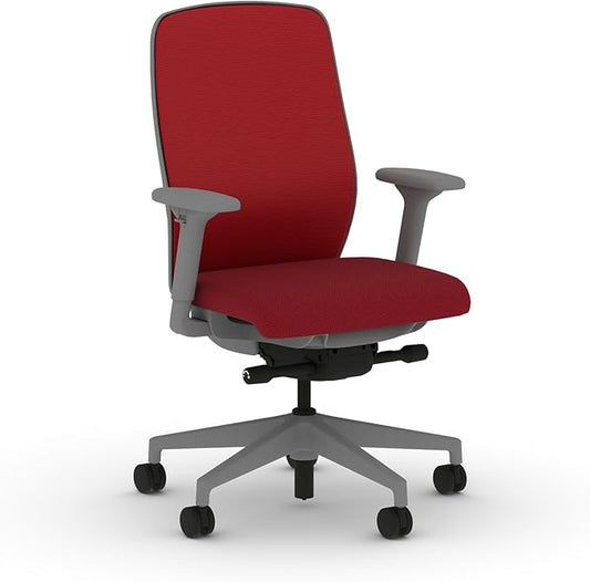 HON Nucleus Task Chair, Spectrum Mesh, Advanced Synchro-Tilt Control, Office Chair with Lumbar Support, Height and Width Adjustable Arms, Titanium Frame, Bullseye