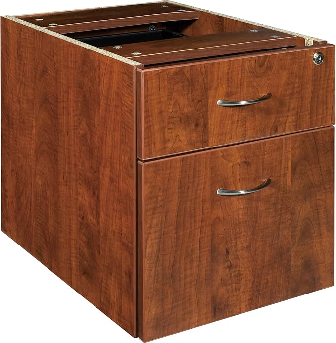 Lorell 69432 Pedestal,Box/File,Hanging,16-Inch x22-Inch x28-1/4-Inch,Cherry