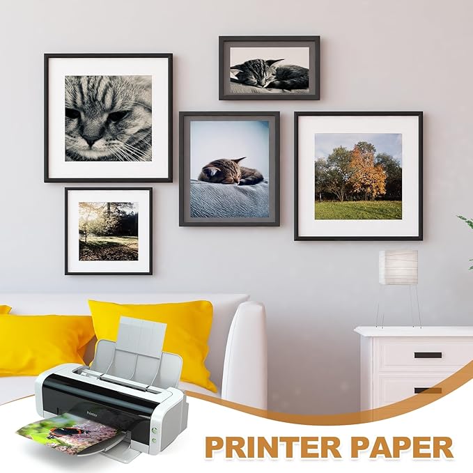 MECCANIXITY 20 Sheets Glossy Photo Paper, 8x12 Inches Picture Paper 210gsm Glossy Card Stock for Inkjet Printing Printer,Making Pictures Greeting Card Printing