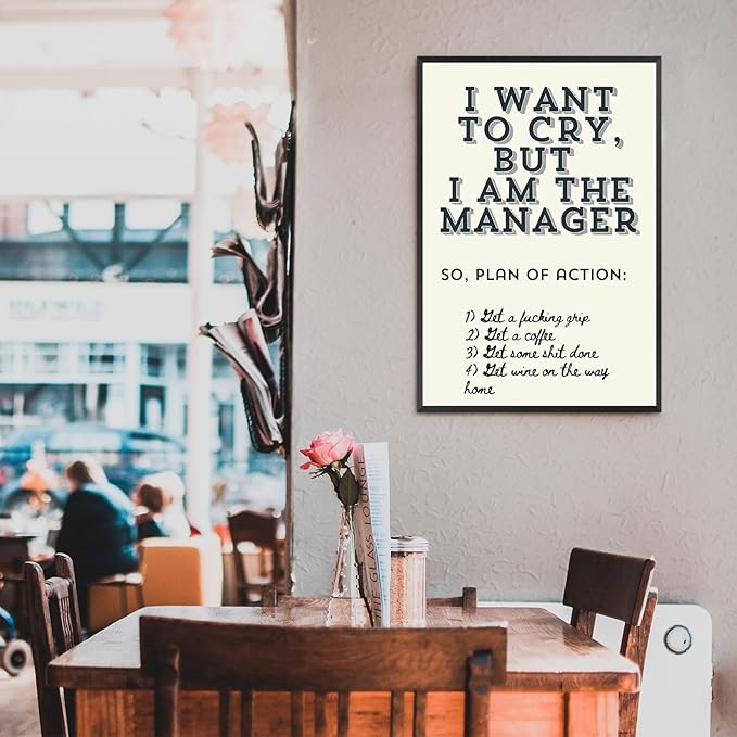 Trendy Motivational Positive Quotes Canvas Poster Work Motivation Hustle Inspiring Sign Prints Painting Funky Motivational Quotes Wall Art For Office Living Room Wall Decor 24x36in Framed