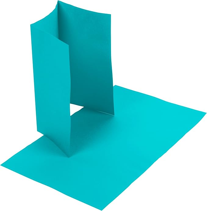 JAM PAPER Legal Colored 24lb Paper - 90 gsm - 8.5 x 14 - Sea Blue Recycled - 100 Sheets/Pack