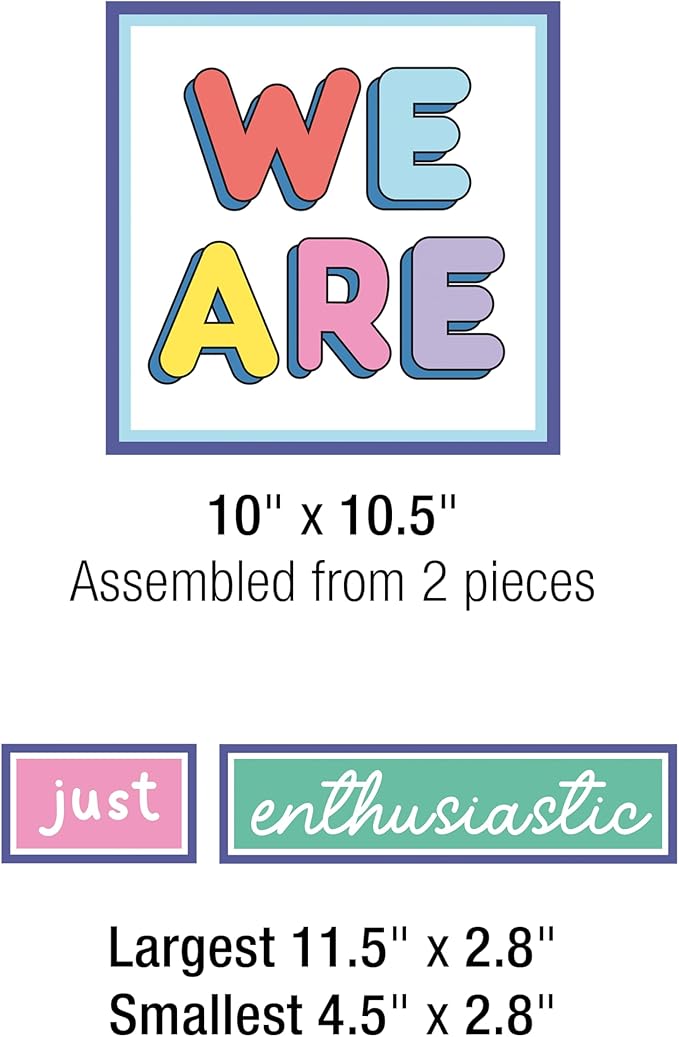 Carson Dellosa Education We Stick Together 52 pc Bundle Motivational Bulletin Board Set, Positive Affirmations and Reproducible Social Emotional Learning Activities, Growth Mindset Classroom Decor