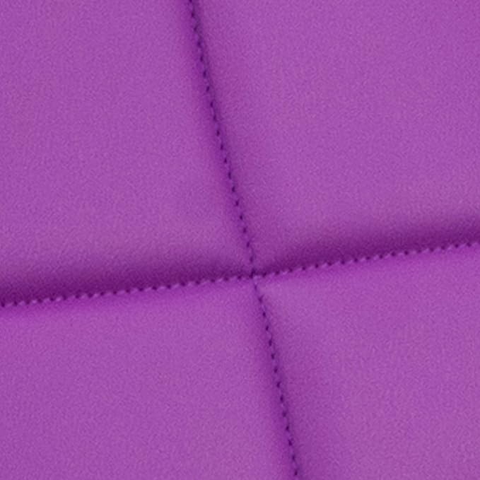 Flash Furniture Clayton Mid-Back Purple Quilted Vinyl Swivel Task Office Chair with Arms