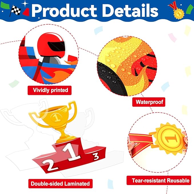 gisgfim Racing Car Bulletin Board Decorations Racing Into Our Class Paper Cutouts Motivational Cars Medal Bulletin Board Set for Back to School Teacher Classroom Kindergarten Wall Decor Supplies