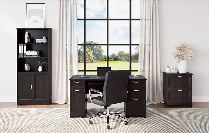 Realspace® Magellan 23-1/2"W x 16-9/16"D Lateral 2-Drawer File Cabinet, Espresso