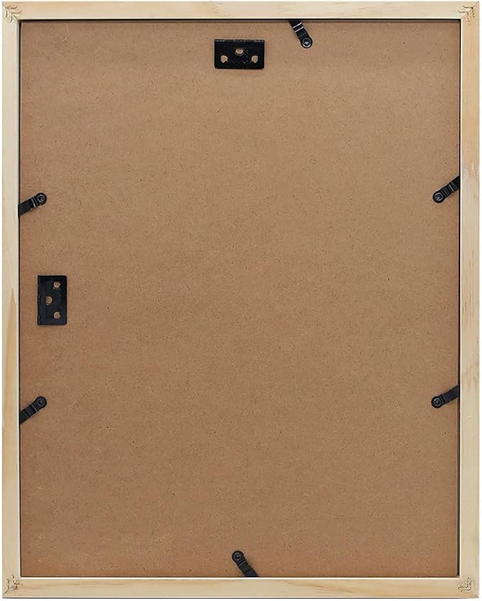 Golden State Art, 11x14 Distressed White Wooden Frame with White Mat - Displays Five 4x6 Photos - Tempered Glass - Wall Mounting, Portrait, Set of 2