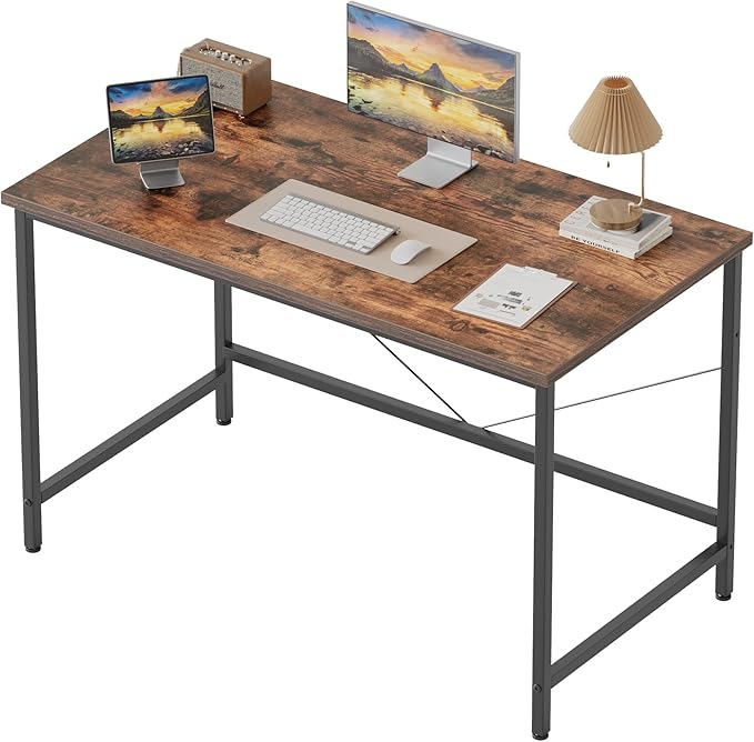 Mericonia 32 inch Computer Desk, 0.6" Thick Modern Simple Study Writing Table, Office Desk for Home Bedroom Office
