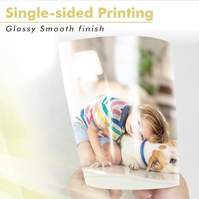 Koala Glossy Inkjet Photo Paper Thick 13X19 Inches 100 Sheets 54lb Picture Paper for Inkjet Printer Use DYE INK 200gsm