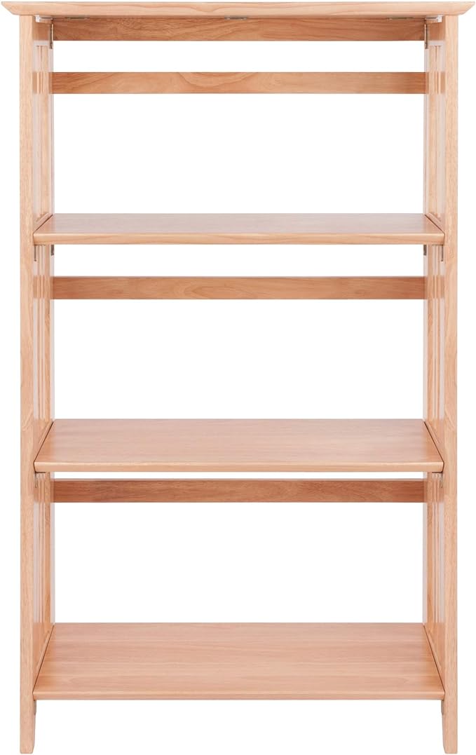 Winsome Mission Beech Wood 4-Tier Shelf, Natural