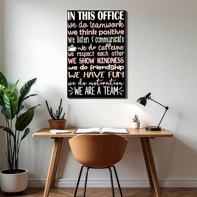 Motivational Quote Framed Canvas Wall Art Prints Inspirational Wall Decor for Men Office Gym Bedroom Living Room Dorm Home Made in USA
