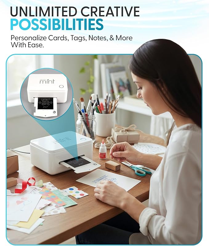 Silhouette America, Silhouette Mint Custom Printer (White) 4x4