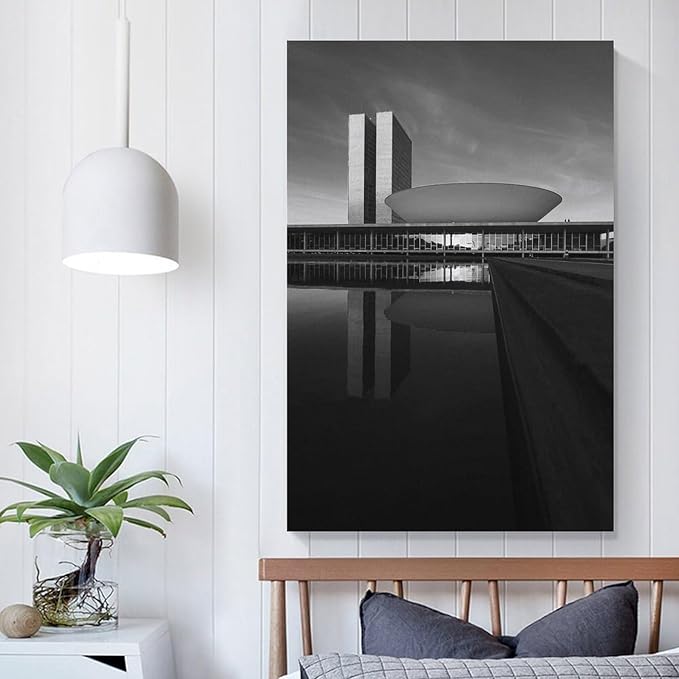 Poster, Canvas Painting, Office Decoration, Architectural Art Unframe-style-2 24x36inch(60x90cm)