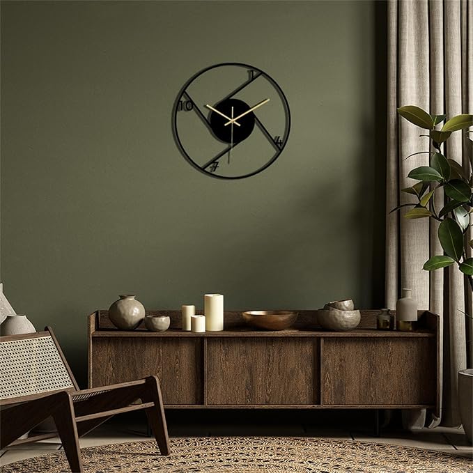 Wall Clock Accurate Timekeeping Wall Clock Not Ticking Battery Operated Wall Clock Minimalistic Wall Clock for Kitchen Offices Clock (Jscc012 A)