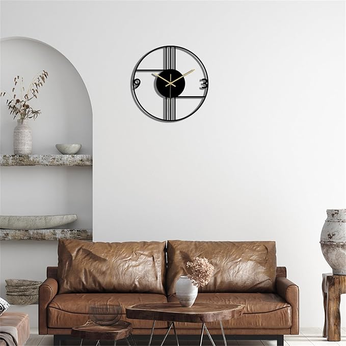 Wall Clock Accurate Timekeeping Wall Clock Not Ticking Battery Operated Wall Clock Minimalistic Wall Clock for Kitchen Offices Clock (Jscc002 A)