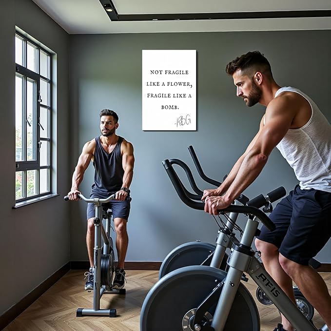 Grind Hustle Execution Motivational Framed Canvas Wall Art Prints Wall Decor for Men Office Home Gym Bedroom Living Room Made in USA