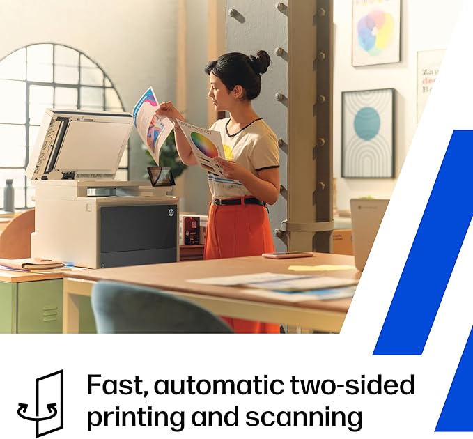 HP Color LaserJet Pro MFP 4301fdw Wireless All-in-One Color Laser Printer, Scanner, Copier, Fax, Best-for-Office