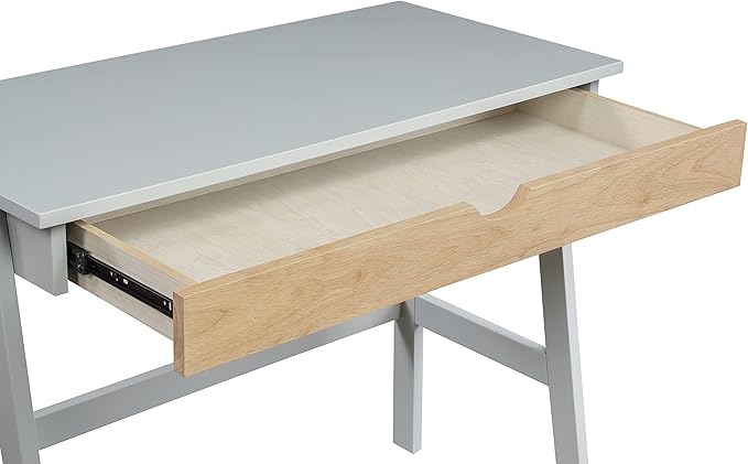 Modern Simple Computer Desk, Home Office Desk Computer Table Study Writing Study Desk Workstation for Small Space, 36" x 18" x 30" Gray