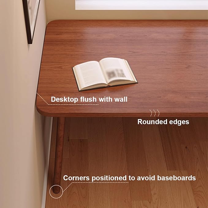 Office Small Computer Desk ，escritorio，Simple Writing Study Work ，Water-Resistant, Scratchproof Surface， for Home Bedroom，Work，Gaming(Warm White,120 * 80cm(47 32in))