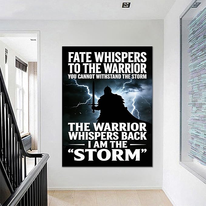 Large Inspirational Office Decor Conquer Challenge Motivational Canvas Wall Art Framed 40x30 Inch Large Scale Success Quote Poster for Corporate Boardroom Executive Studio