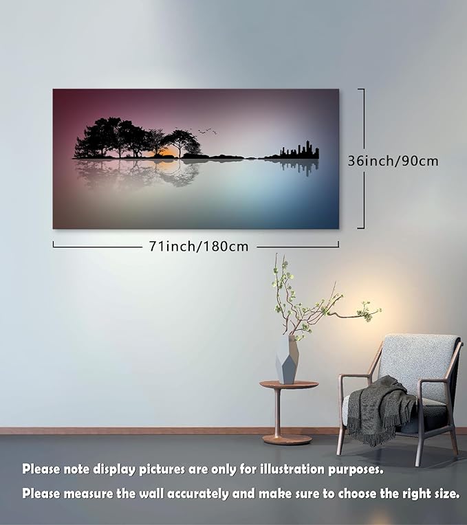 DZL Art A72698 Guitar Wall Art Canvas prints for bedroom living room bathroom Wall Decor kitchen artwork Guitar Island Canvas Prints Man Cave Music Lover Gift
