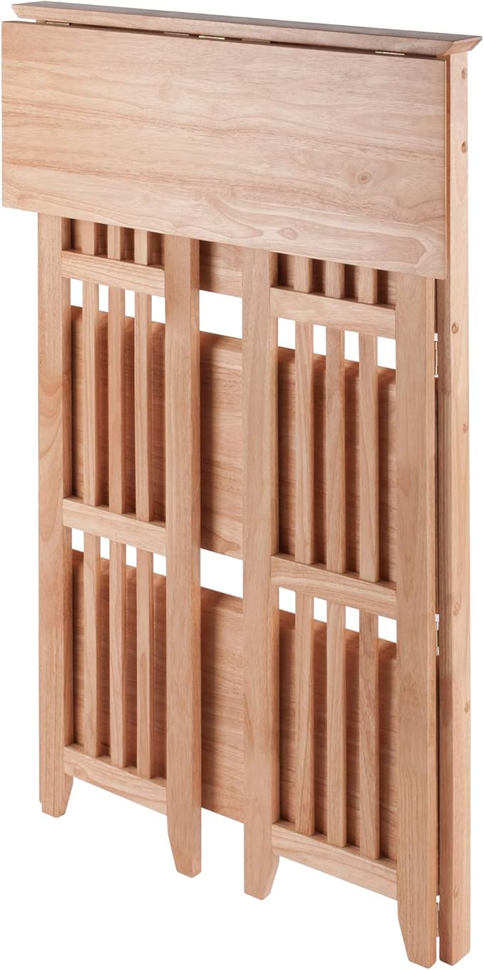 Winsome Mission Beech Wood 4-Tier Shelf, Natural